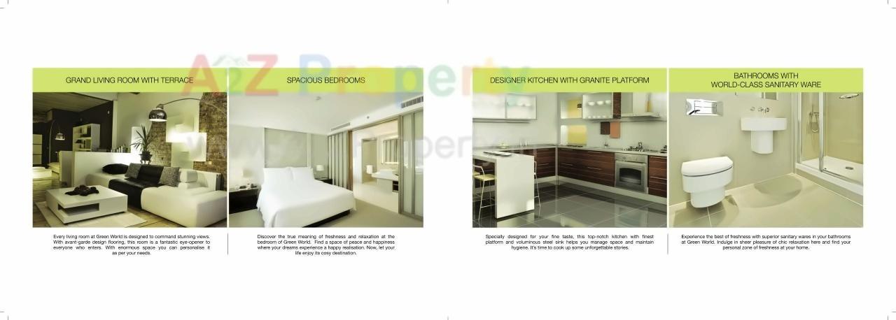 Layout of real estate project Green World located at Thane-m-corp, Thane, Maharashtra