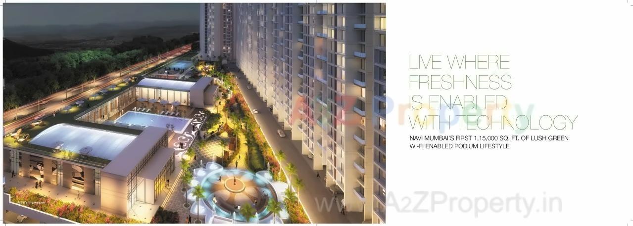 3D Elevation of real estate project Green World located at Thane-m-corp, Thane, Maharashtra