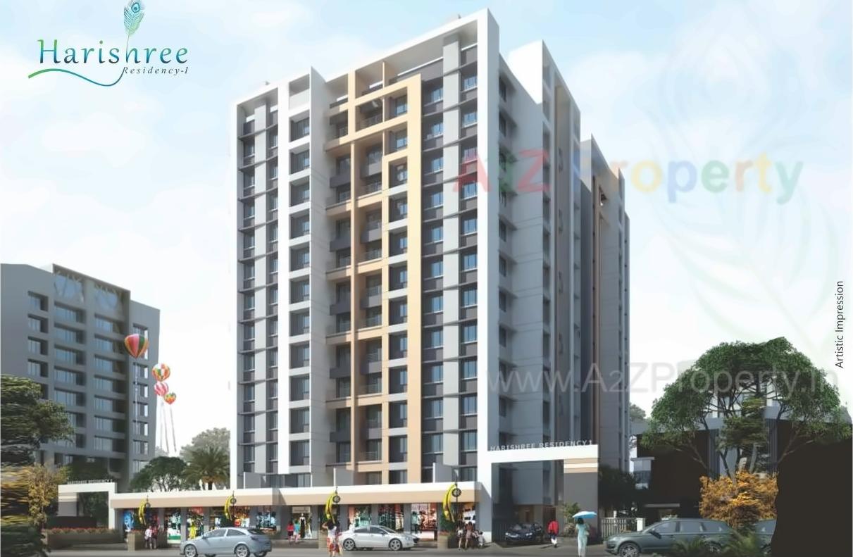 3D Elevation of real estate project Harishree Residency located at Ambarnathm-cl, Thane, Maharashtra