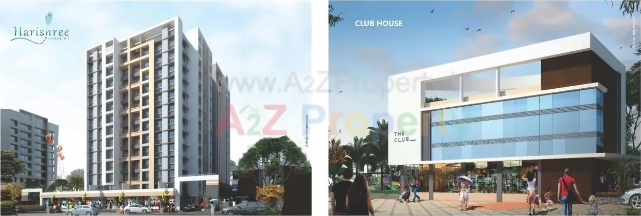 3D Elevation of real estate project Harishree Residency located at Ambarnathm-cl, Thane, Maharashtra