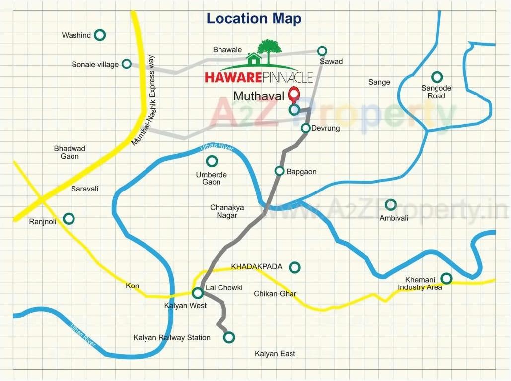  of real estate project Haware Pinnacle located at Muthaval, Thane, Maharashtra