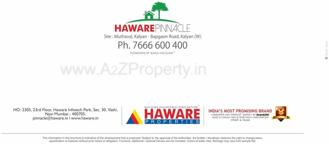  of real estate project Haware Pinnacle located at Muthaval, Thane, Maharashtra