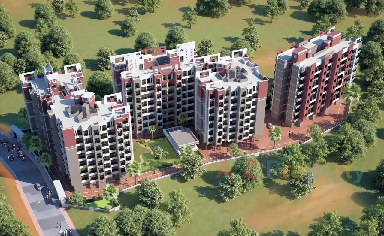 3D Elevation of real estate project Heramb Park located at Badlapur-m-cl, Thane, Maharashtra