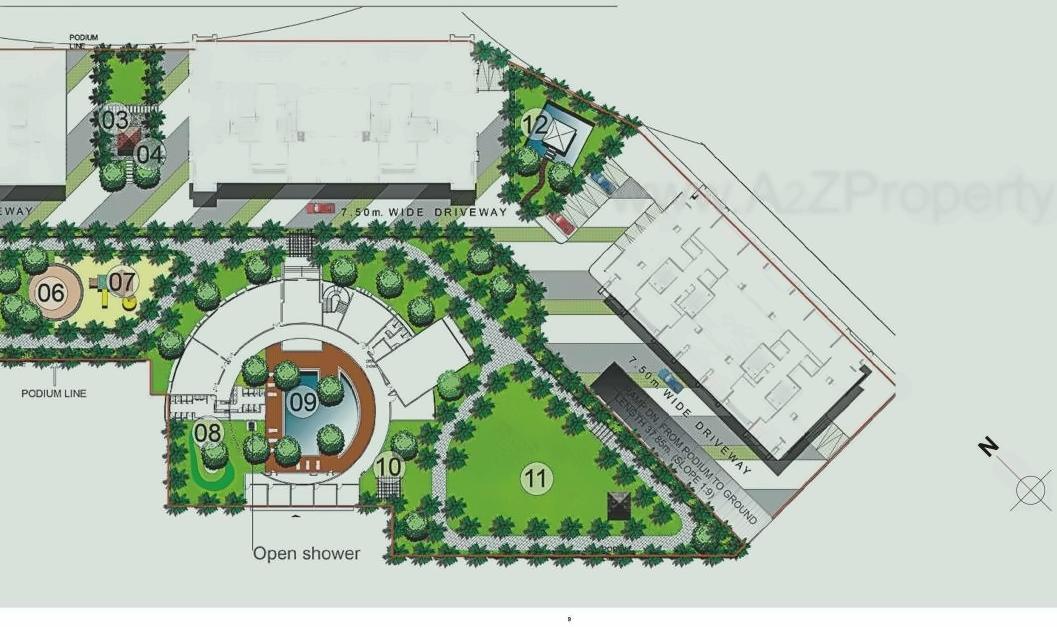 Layout of real estate project Highland Haven  1a Dew located at Thane-m-corp, Thane, Maharashtra