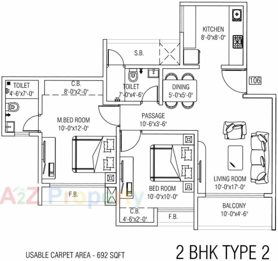 Layout of real estate project Highland Park   K25 located at Thane-m-corp, Thane, Maharashtra