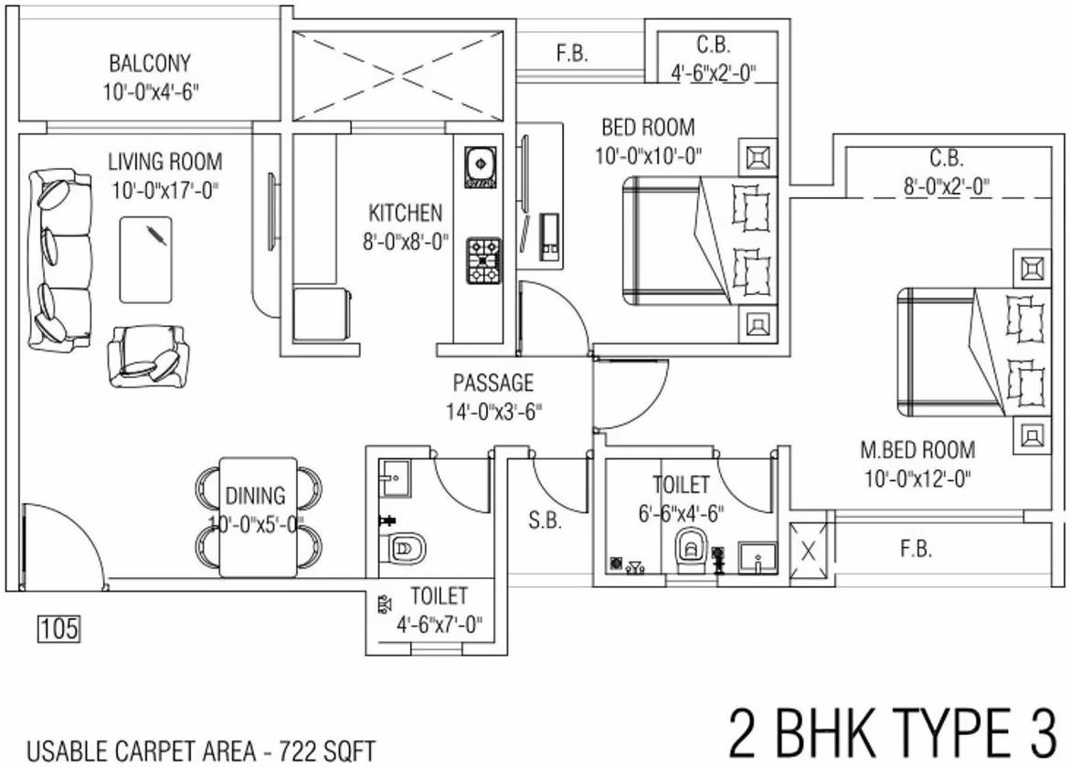 Layout of real estate project Highland Park   K25 located at Thane-m-corp, Thane, Maharashtra