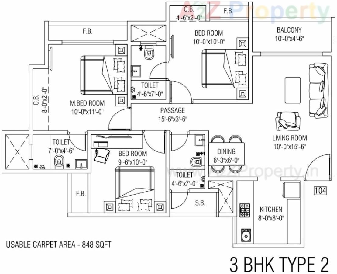 Layout of real estate project Highland Park   K25 located at Thane-m-corp, Thane, Maharashtra