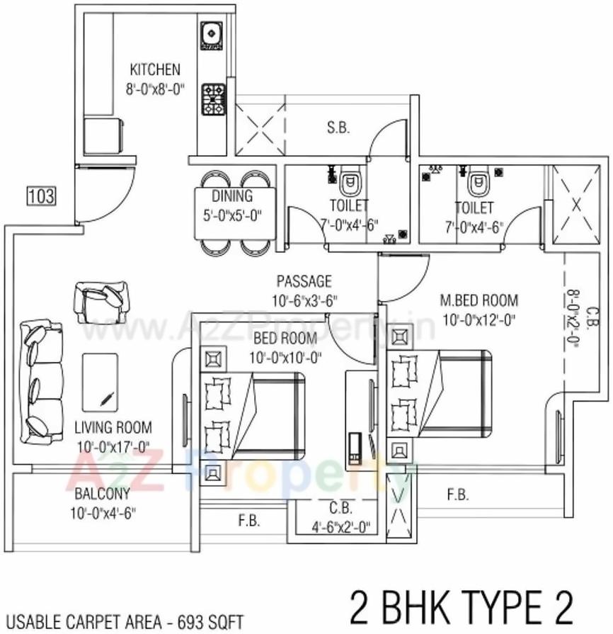 Layout of real estate project Highland Park   K25 located at Thane-m-corp, Thane, Maharashtra