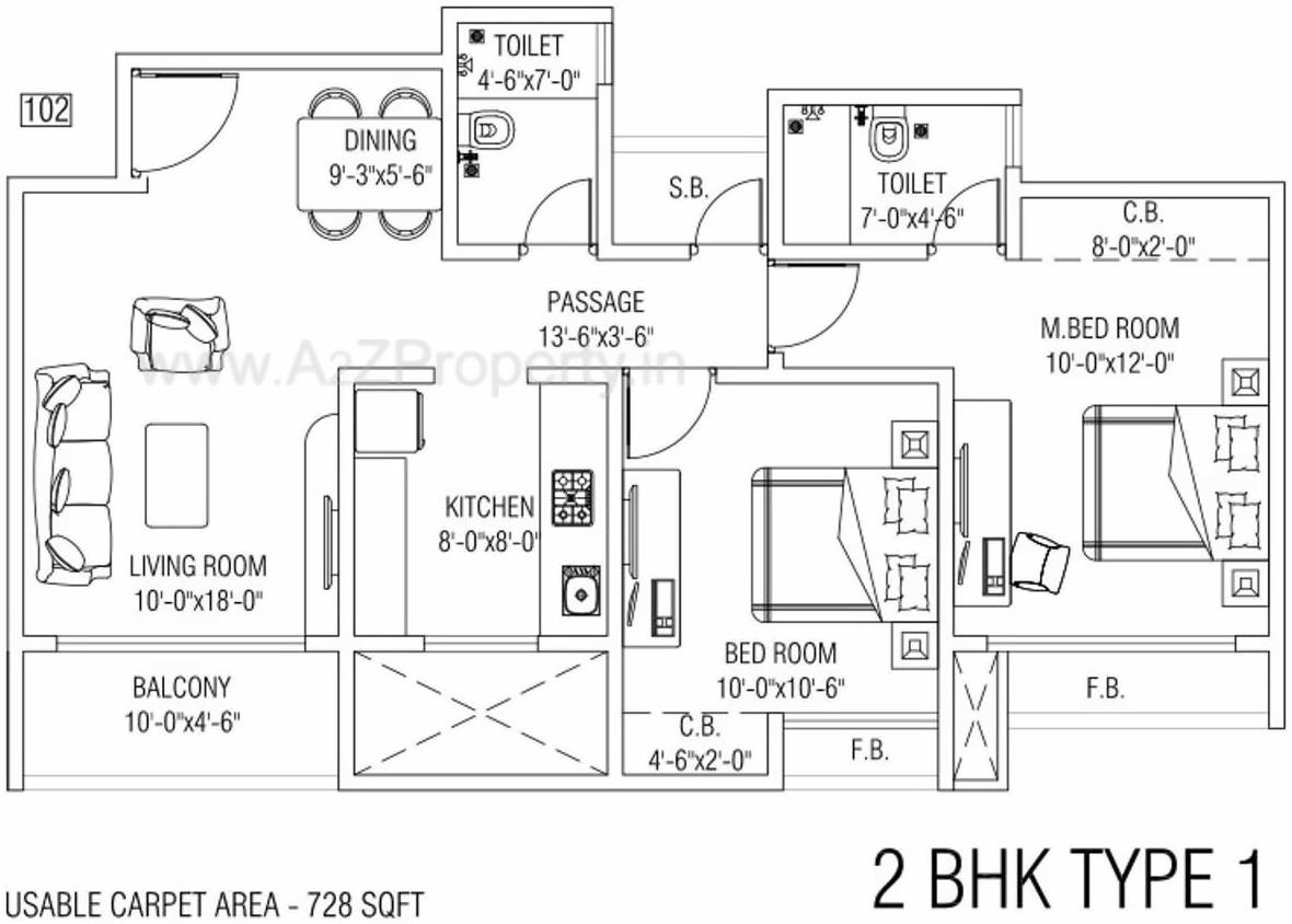 Layout of real estate project Highland Park   K25 located at Thane-m-corp, Thane, Maharashtra