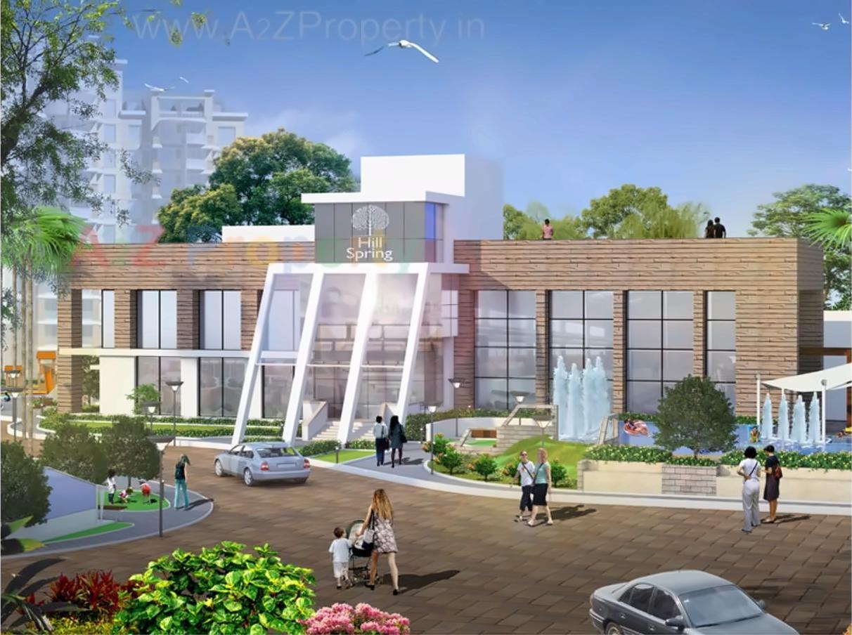 3D Elevation of real estate project Hill Spring located at Thane, Thane, Maharashtra