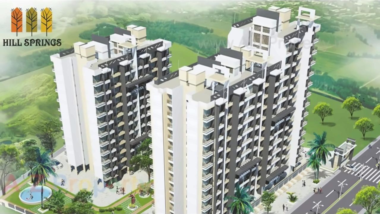 3D Elevation of real estate project Hill Spring located at Sonale, Thane, Maharashtra