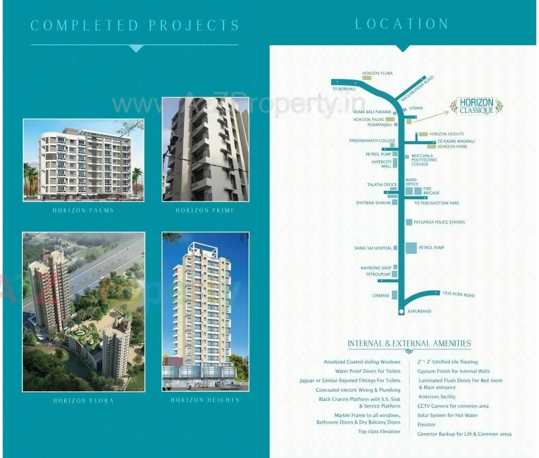 Image 12430 4 of real estate project Horizon Classique located at Thane-m-corp, Thane, Maharashtra