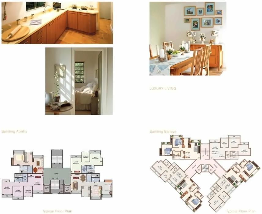 Layout of real estate project Horizon Flora located at Thane-m-corp, Thane, Maharashtra