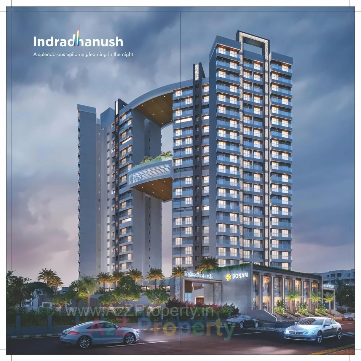 3D Elevation of real estate project Indradhanush located at Mirabhayandar-m-corp, Thane, Maharashtra