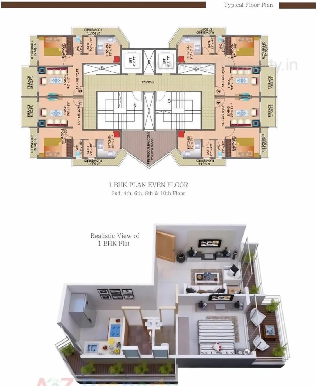 Layout of real estate project Ishwar Gracia located at Navi-mumbai-m-corp, Thane, Maharashtra