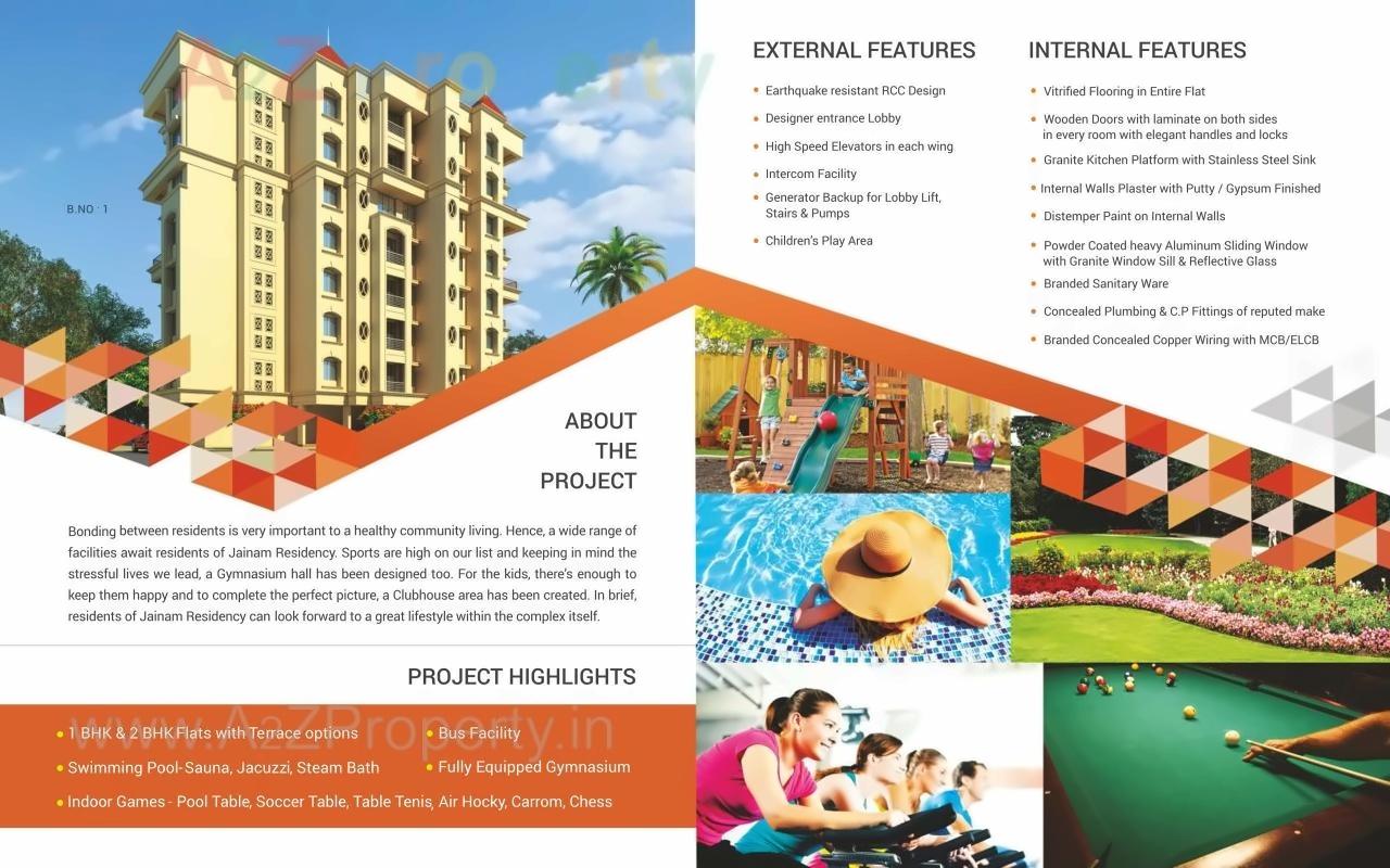 of real estate project Jainam Residency located at Ambarnathm-cl, Thane, Maharashtra