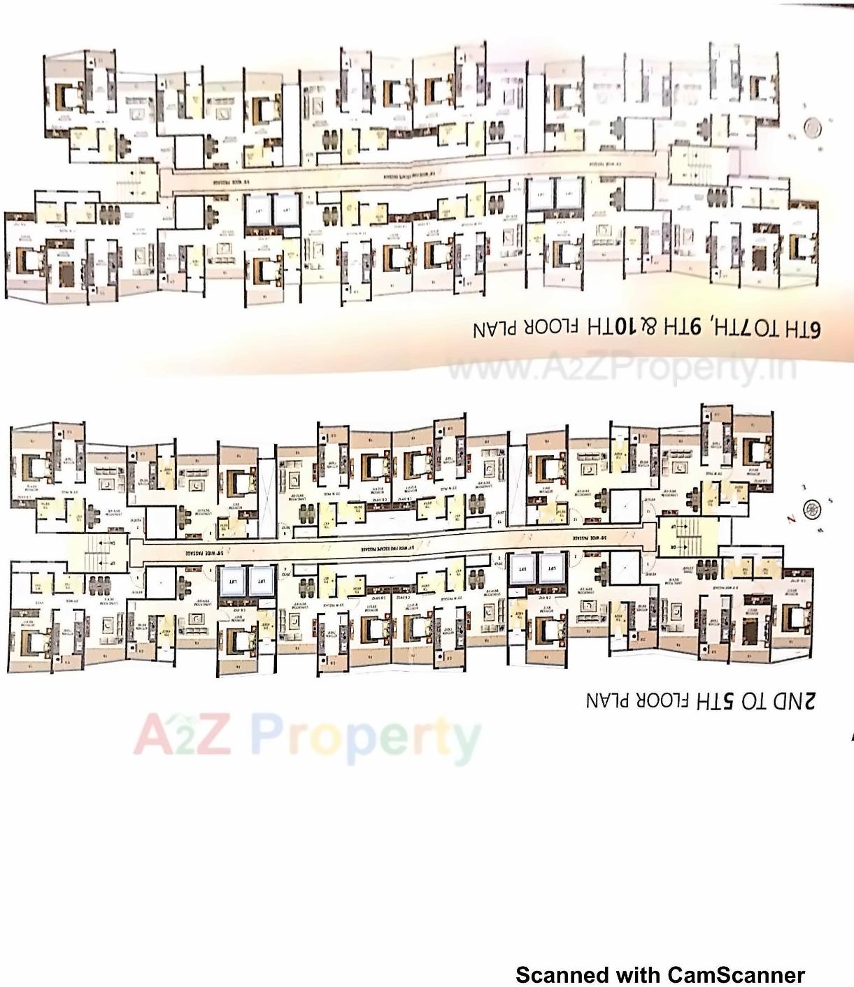 Layout of real estate project Janki Legacy located at Mirabhayandar-m-corp, Thane, Maharashtra