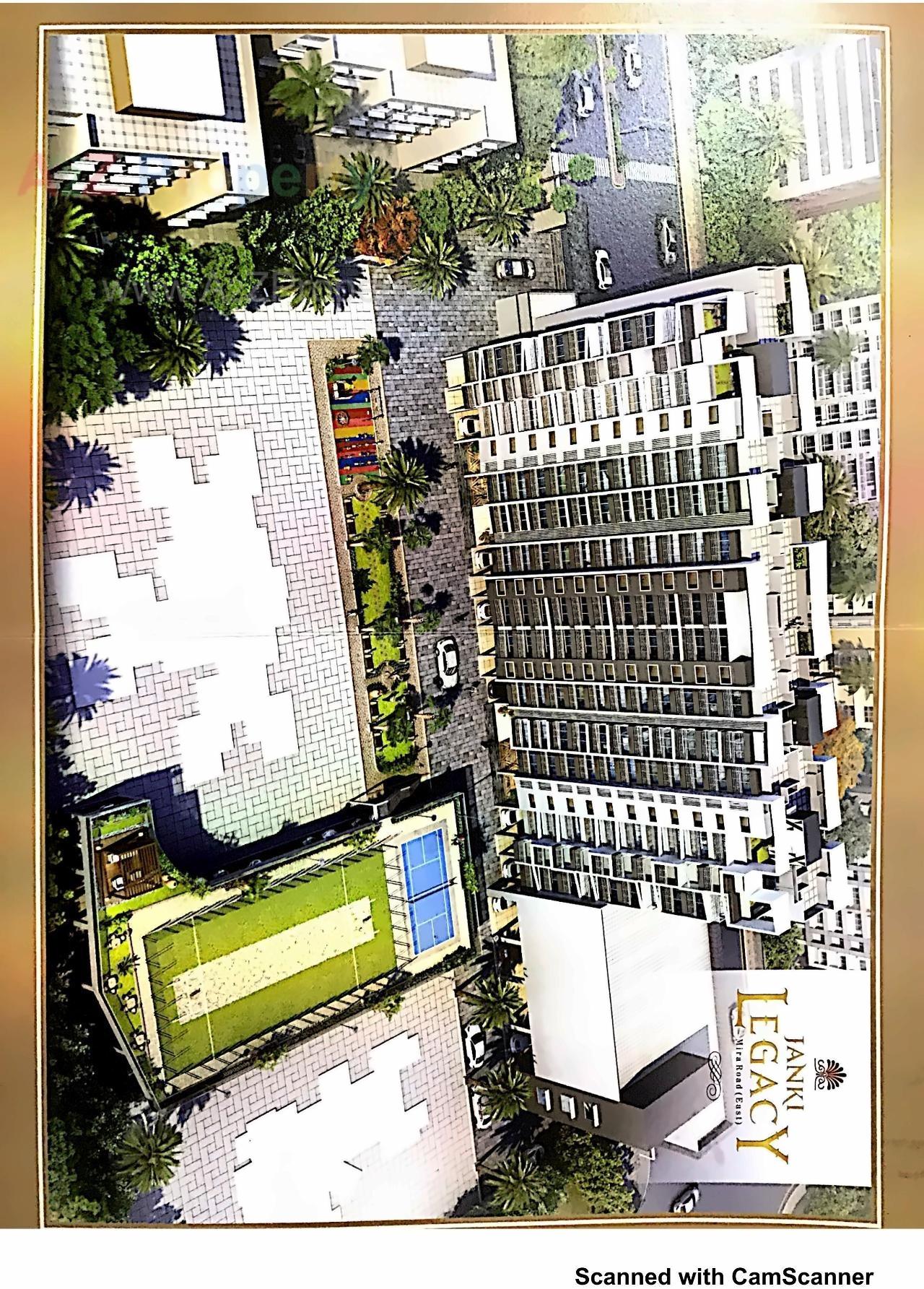 Layout of real estate project Janki Legacy located at Mirabhayandar-m-corp, Thane, Maharashtra