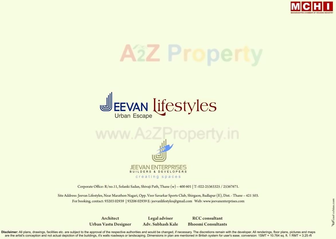  of real estate project Jeevan Lifestyles located at Badlapur-m-cl, Thane, Maharashtra