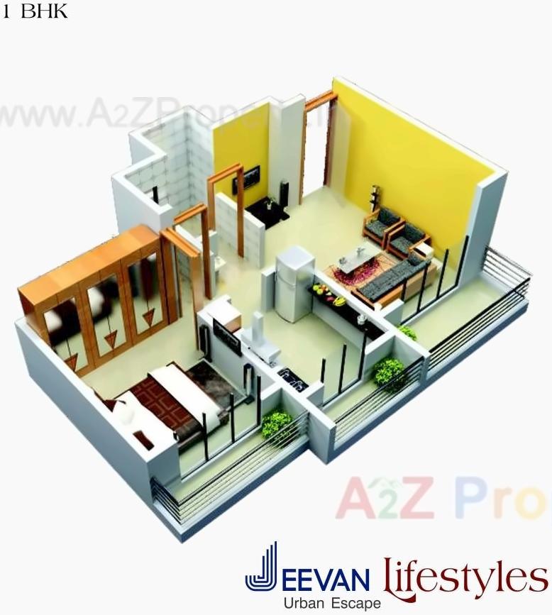 Layout of real estate project Jeevan Lifestyles located at Badlapur-m-cl, Thane, Maharashtra