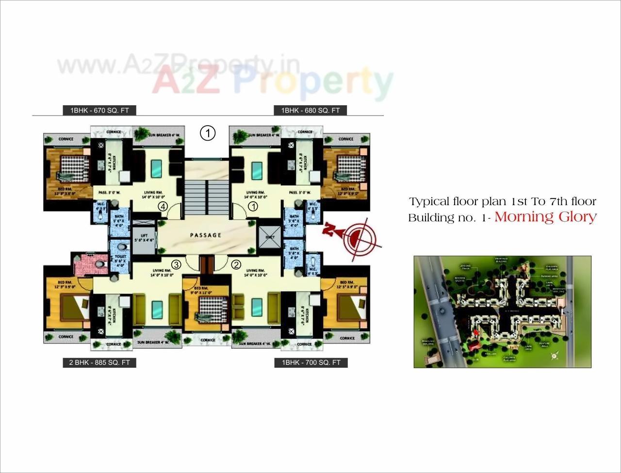 Layout of real estate project Jeevan Lifestyles located at Badlapur-m-cl, Thane, Maharashtra