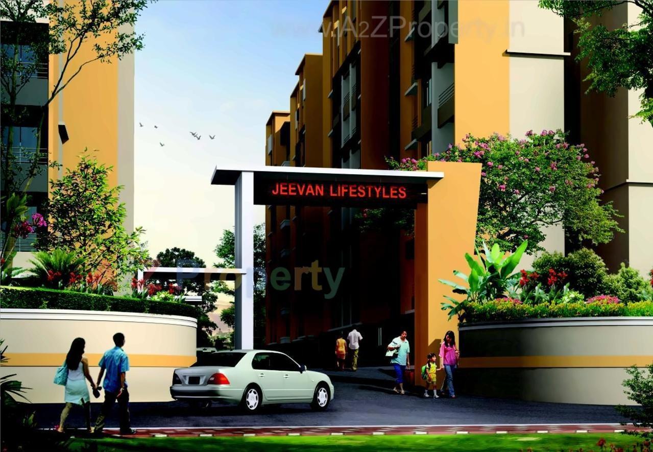 3D Elevation of real estate project Jeevan Lifestyles located at Badlapur-m-cl, Thane, Maharashtra