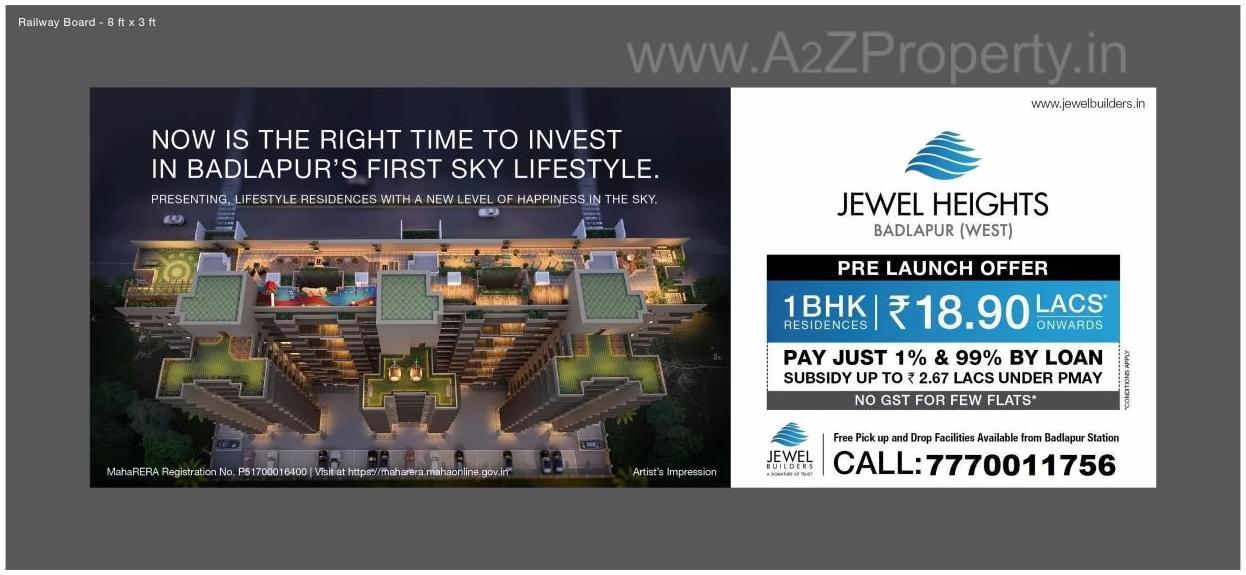  of real estate project Jewel Heights located at Badlapur-m-cl, Thane, Maharashtra