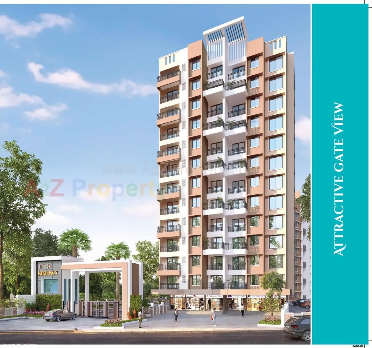 3D Elevation of real estate project Jp Regency located at Ambarnathm-cl, Thane, Maharashtra