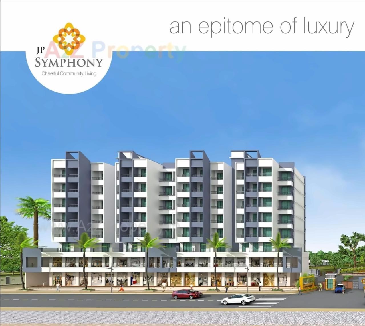 3D Elevation of real estate project Jp Symphony located at Ambarnathm-cl, Thane, Maharashtra