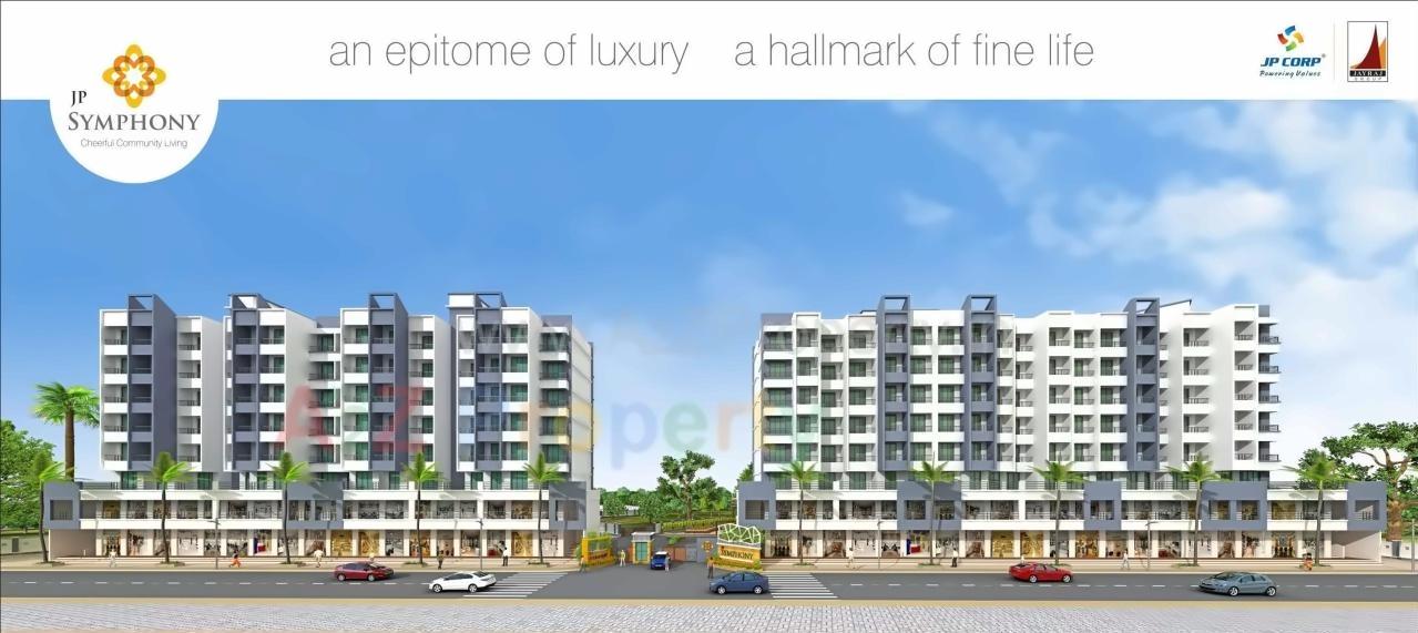 3D Elevation of real estate project Jp Symphony located at Ambarnathm-cl, Thane, Maharashtra