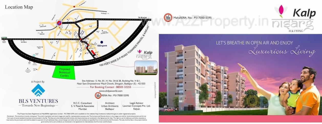  of real estate project Kalp Nisarg located at Badlapur-m-cl, Thane, Maharashtra
