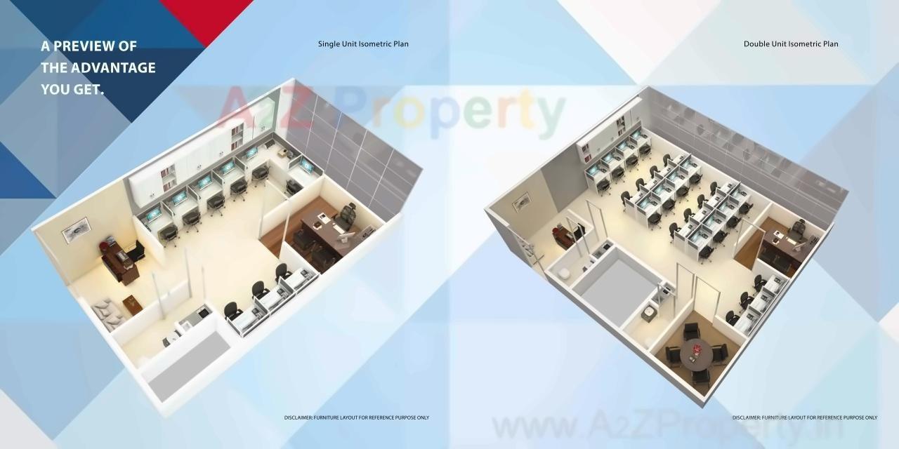 Layout of real estate project Kamdhenu Commerz located at Navi-mumbai-m-corp, Thane, Maharashtra