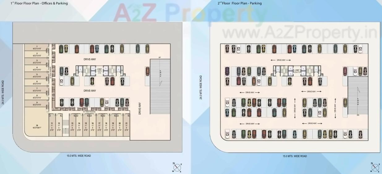 Layout of real estate project Kamdhenu Commerz located at Navi-mumbai-m-corp, Thane, Maharashtra