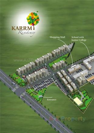 Elevation of real estate project Karrm Residency located at -dhasai, Thane, Maharashtra