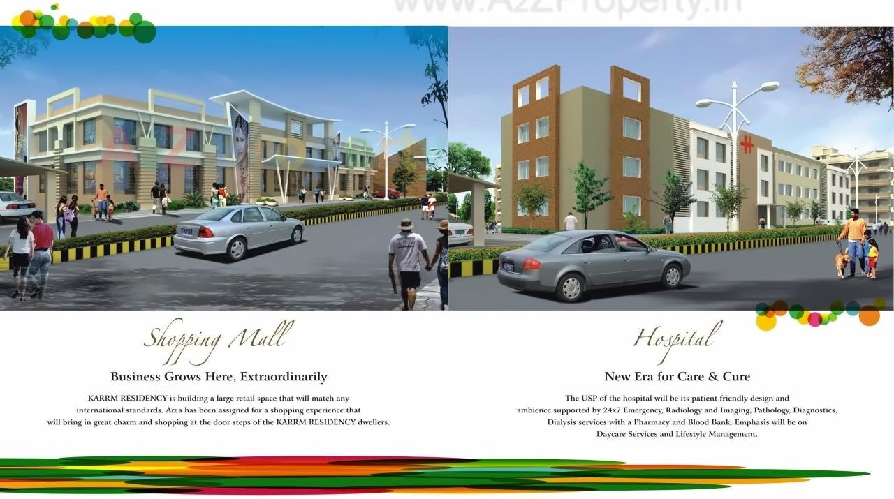 3D Elevation of real estate project Karrm Residency located at -dhasai, Thane, Maharashtra