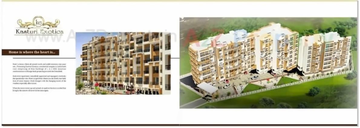 3D Elevation of real estate project Kasturi Exotica located at Ambarnath-r, Thane, Maharashtra
