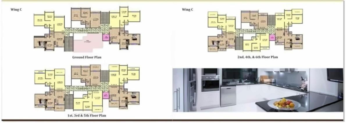 Layout of real estate project Kasturi Exotica located at Ambarnath-r, Thane, Maharashtra