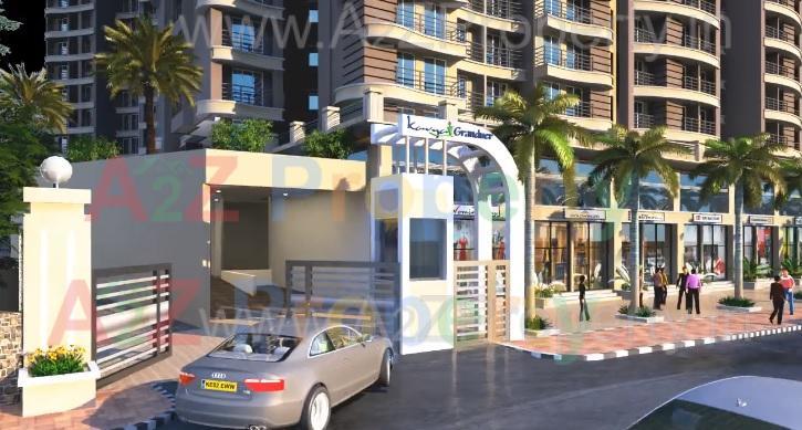 3D Elevation of real estate project Kavya Grandeur located at Thane-m-corp, Thane, Maharashtra