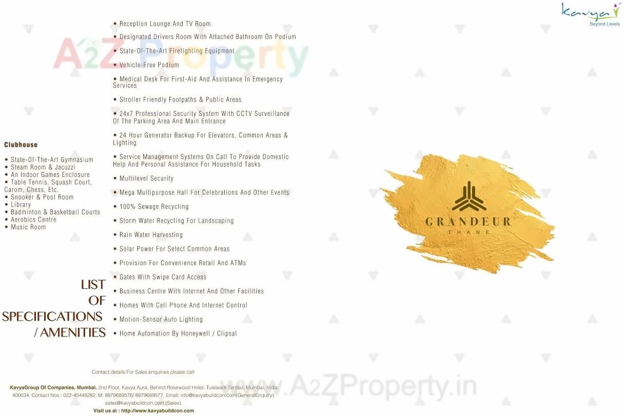  of real estate project Kavya Grandeur located at Thane-m-corp, Thane, Maharashtra