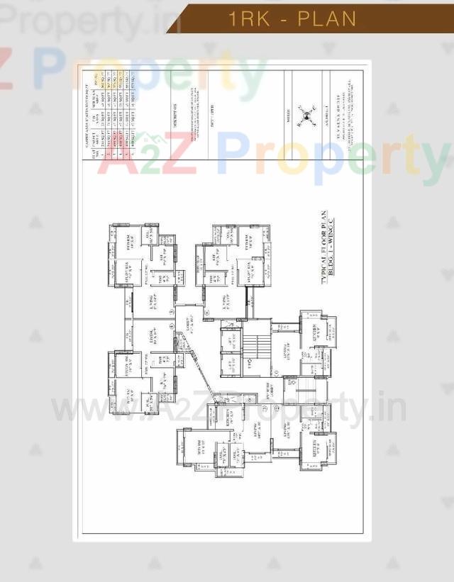 Layout of real estate project Kavya Grandeur located at Thane-m-corp, Thane, Maharashtra