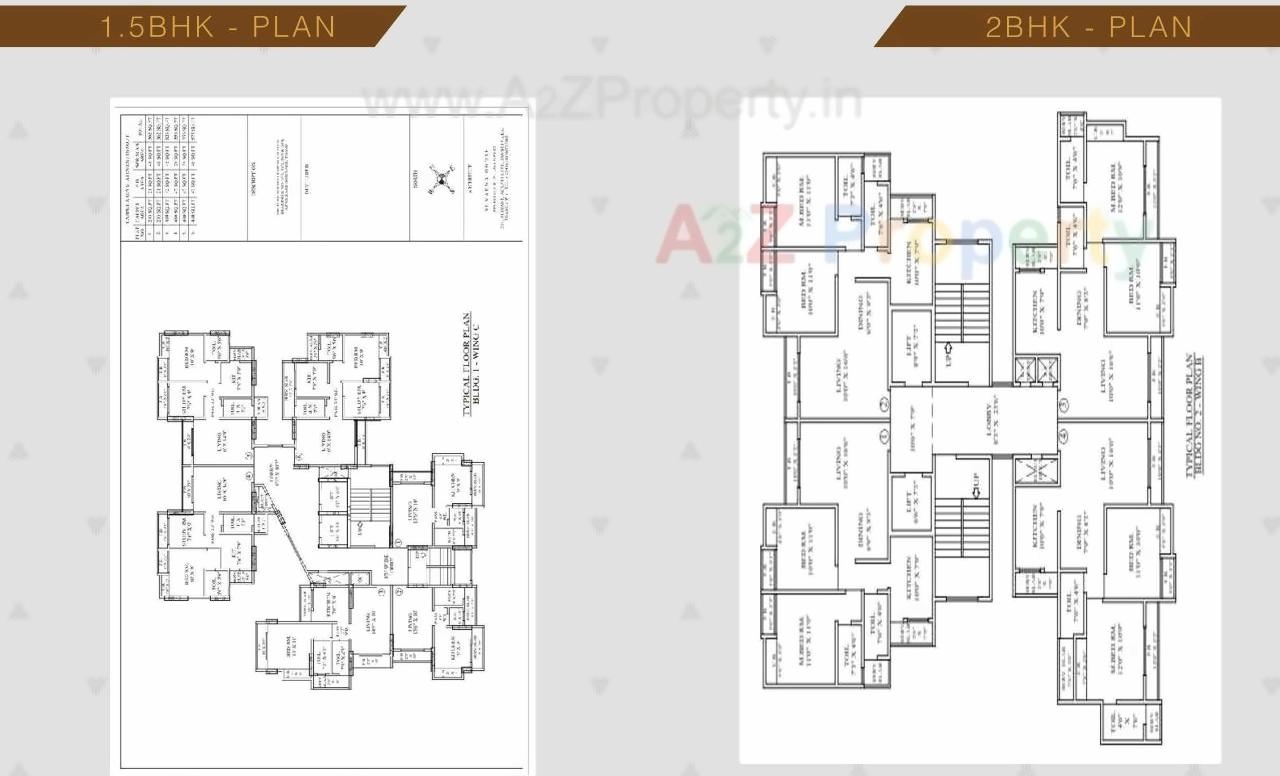 Layout of real estate project Kavya Grandeur located at Thane-m-corp, Thane, Maharashtra