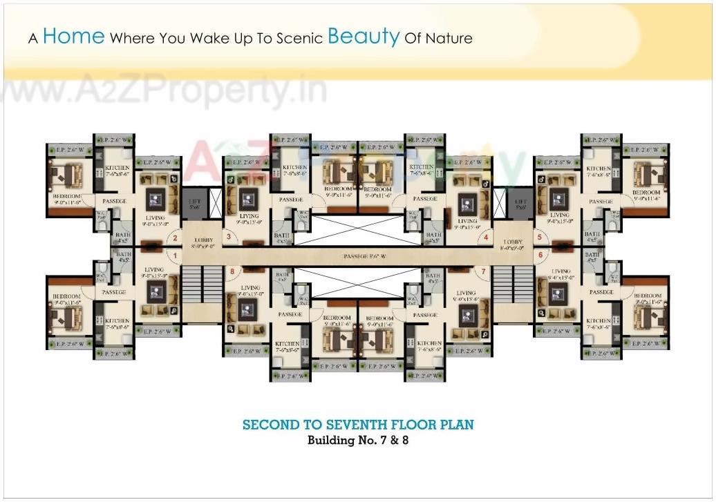 Layout of real estate project Khatri Grande located at Badlapur-m-cl, Thane, Maharashtra
