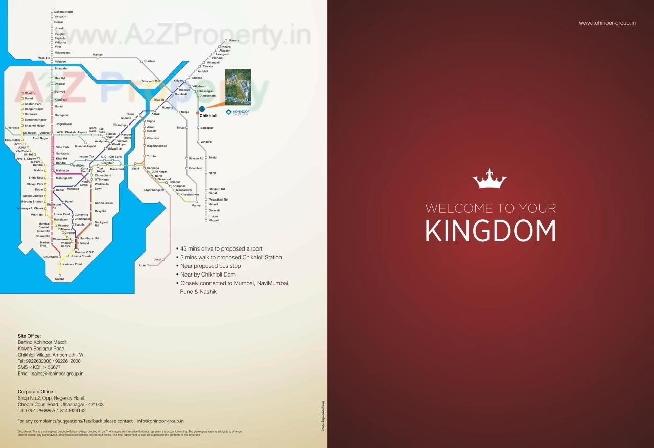  of real estate project Kohinoor Castles located at Ambarnath-r, Thane, Maharashtra