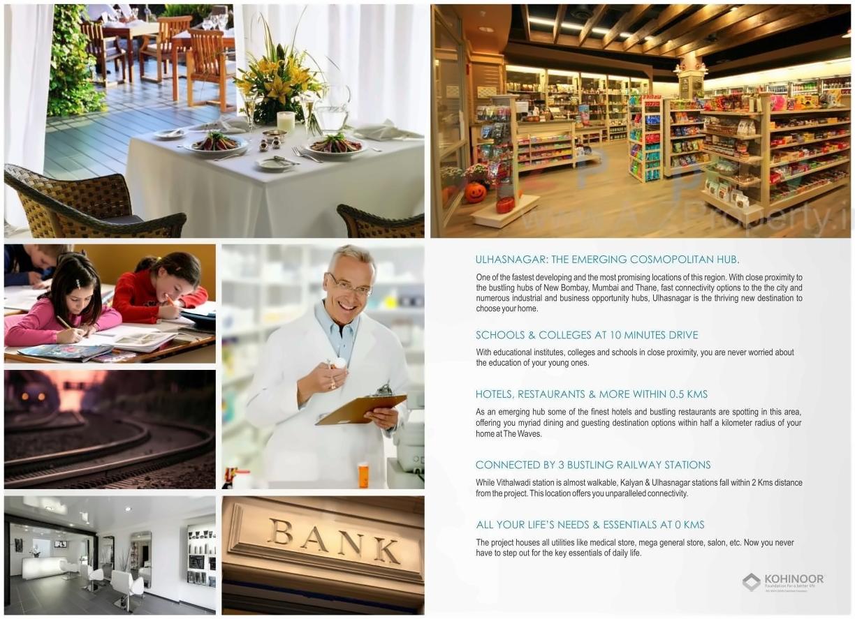  of real estate project Kohinoor Waves located at Ulhasnagar-m-corp, Thane, Maharashtra