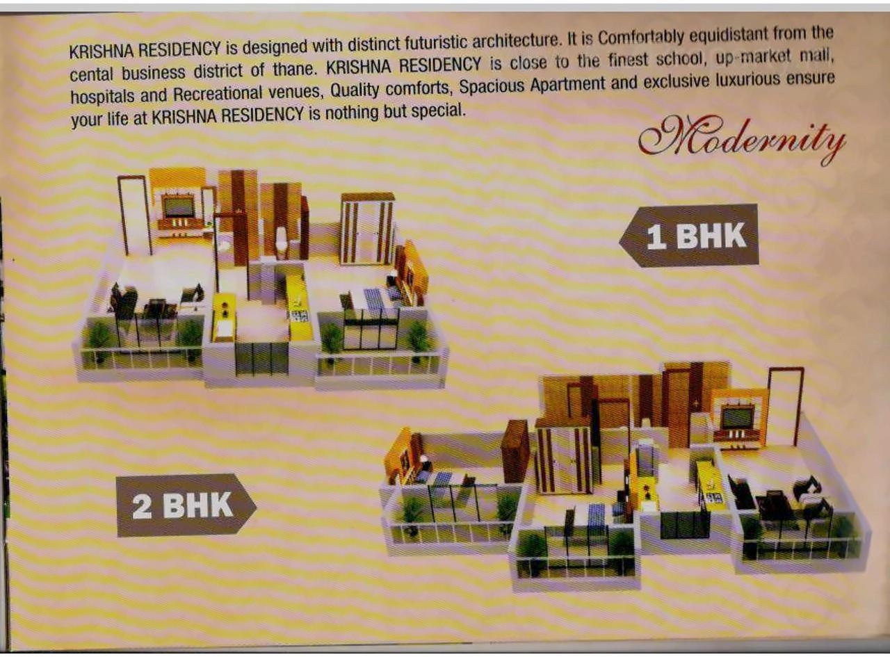  of real estate project Krishna Residency located at Mharal, Thane, Maharashtra