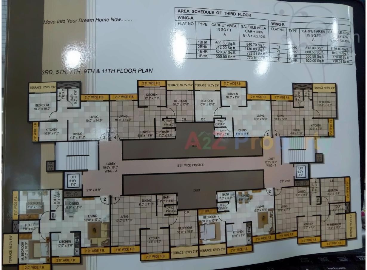Layout of real estate project Krishnai Vani Complex located at Bhiwandi-m-corp, Thane, Maharashtra