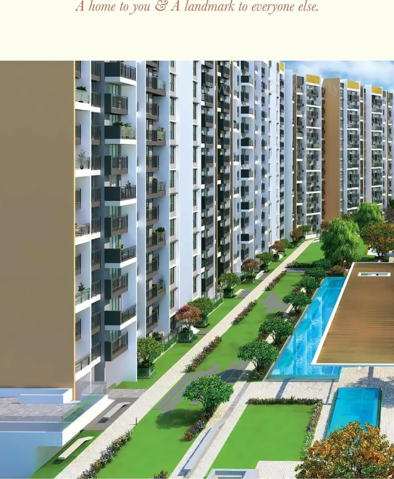 3D Elevation of real estate project L T Seawoods Residences located at Navi-mumbai-m-corp, Thane, Maharashtra