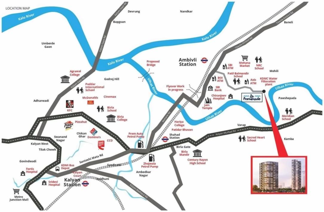  of real estate project La Promenade Baywalk located at Kalyandombivali-m-corp, Thane, Maharashtra