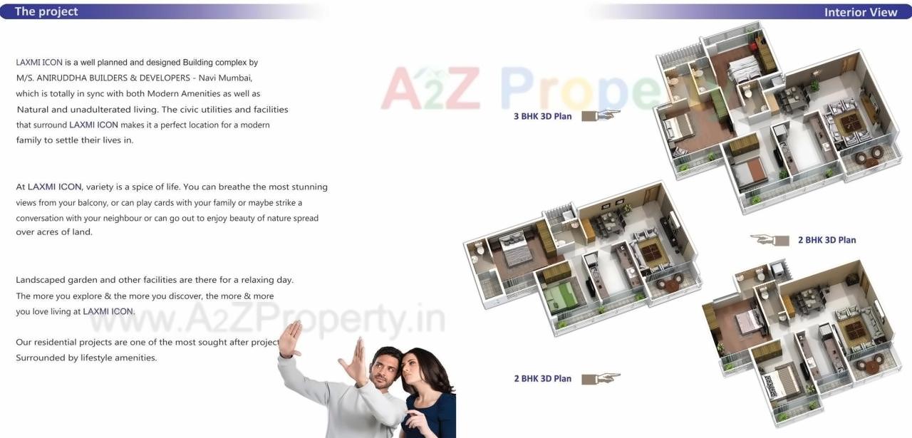  of real estate project Laxmi Icon located at Navi-mumbai-m-corp, Thane, Maharashtra