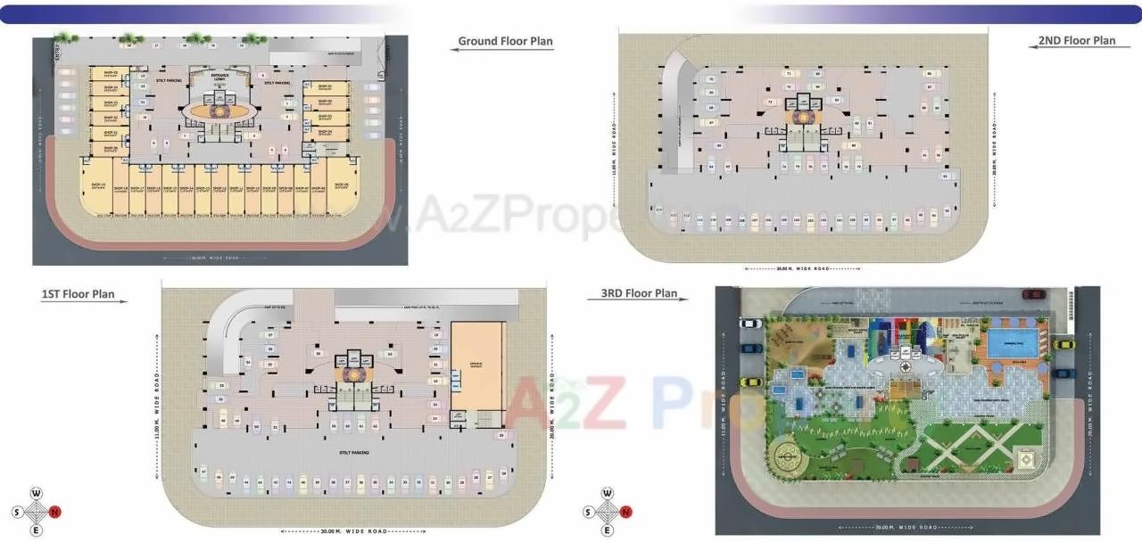 Layout of real estate project Laxmi Icon located at Navi-mumbai-m-corp, Thane, Maharashtra